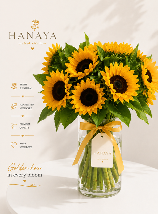 Golden Hour — Sunflower Bouquet